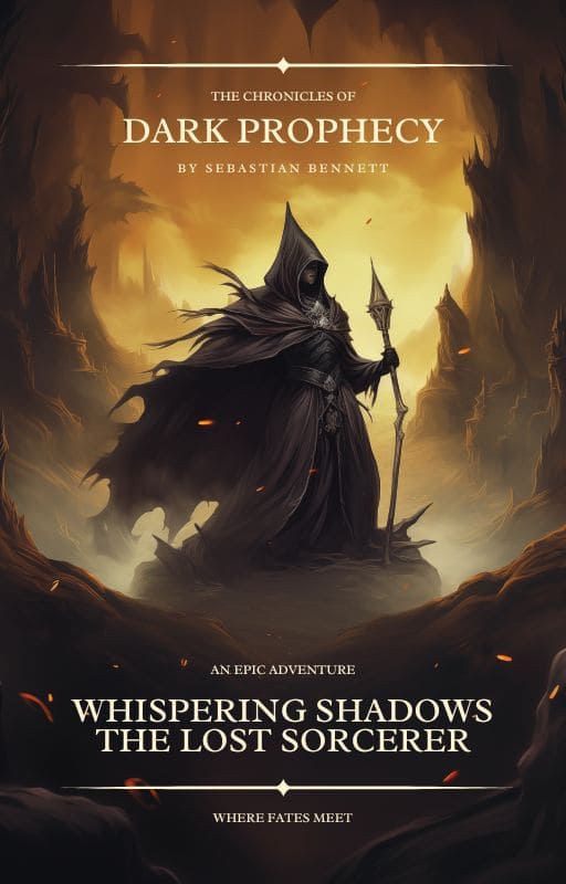 Cover of 'The Chronicles of Dark Prophecy: Whispering Shadows, The Lost Sorcerer' book.